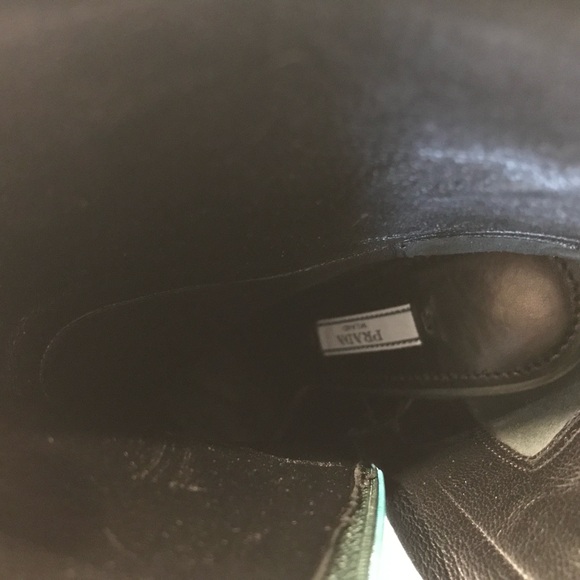 Hunter Green 4” Prada ankle boots. US size 7 - Picture 9 of 9